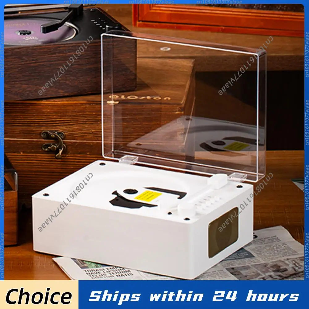 Винтажный кожаный портативный CD-плеер с перезаряжаемой батареей, пультом дистанционного управления, поддержкой Bluetooth 5.0, CD, USB и 3,5 мм AUX для телефона.
Винтажный кожаный портативный CD-плеер с перезаряжаемой батареей, пультом дистанционного управления, поддержкой Bluetooth 5.0, CD, USB и 3,5 мм AUX для телефона.