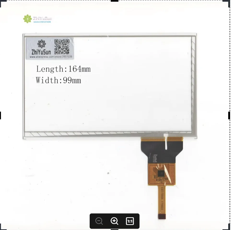 ZhiYuSun KDT-5904 164mm*99mm 7inch NEW touch screen panel 164*99 TOUCH glass sensor for DVD car Capacitive touch screen
ZhiYuSun KDT-5904 164mm*99mm 7inch NEW touch screen panel 164*99 TOUCH glass sensor for DVD car Capacitive touch screen