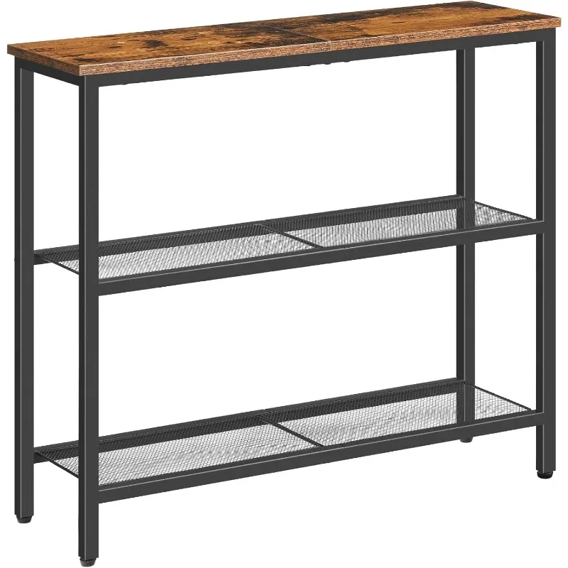29.5" Narrow Console Table, 3-Tier Entryway Table, Thin Sofa Table with Shelves, Side Table, Display Table
29.5" Narrow Console Table, 3-Tier Entryway Table, Thin Sofa Table with Shelves, Side Table, Display Table