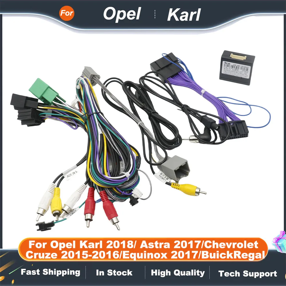 Автомобильный 16-контактный жгут проводов радио аудиосистемы Canbus Box для Opel Karl 2018/Astra 2017/Chevrolet Cruze 2015-2016/Equinox 2017/BuickRegal
Автомобильный 16-контактный жгут проводов радио аудиосистемы Canbus Box для Opel Karl 2018/Astra 2017/Chevrolet Cruze 2015-2016/Equinox 2017/BuickRegal