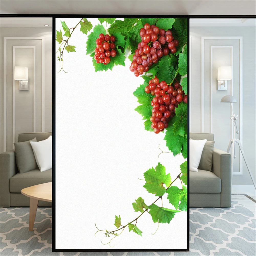 Privacy Window Film Static Cling No Glue Decorative Grape Plant Window Treatments Window Coverings Window Sticker for Home
Privacy Window Film Static Cling No Glue Decorative Grape Plant Window Treatments Window Coverings Window Sticker for Home