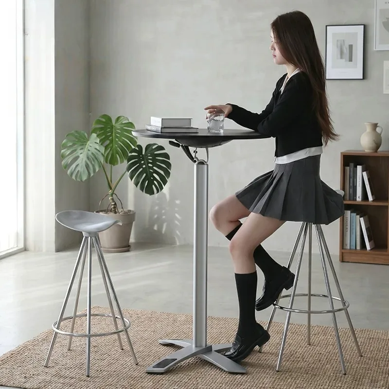 Minimalist High Bar Stools Save Space Party Modern Salon Events Safe Dining Chairs Fashion Chaise De Bar Lounge Suite Furniture
Minimalist High Bar Stools Save Space Party Modern Salon Events Safe Dining Chairs Fashion Chaise De Bar Lounge Suite Furniture