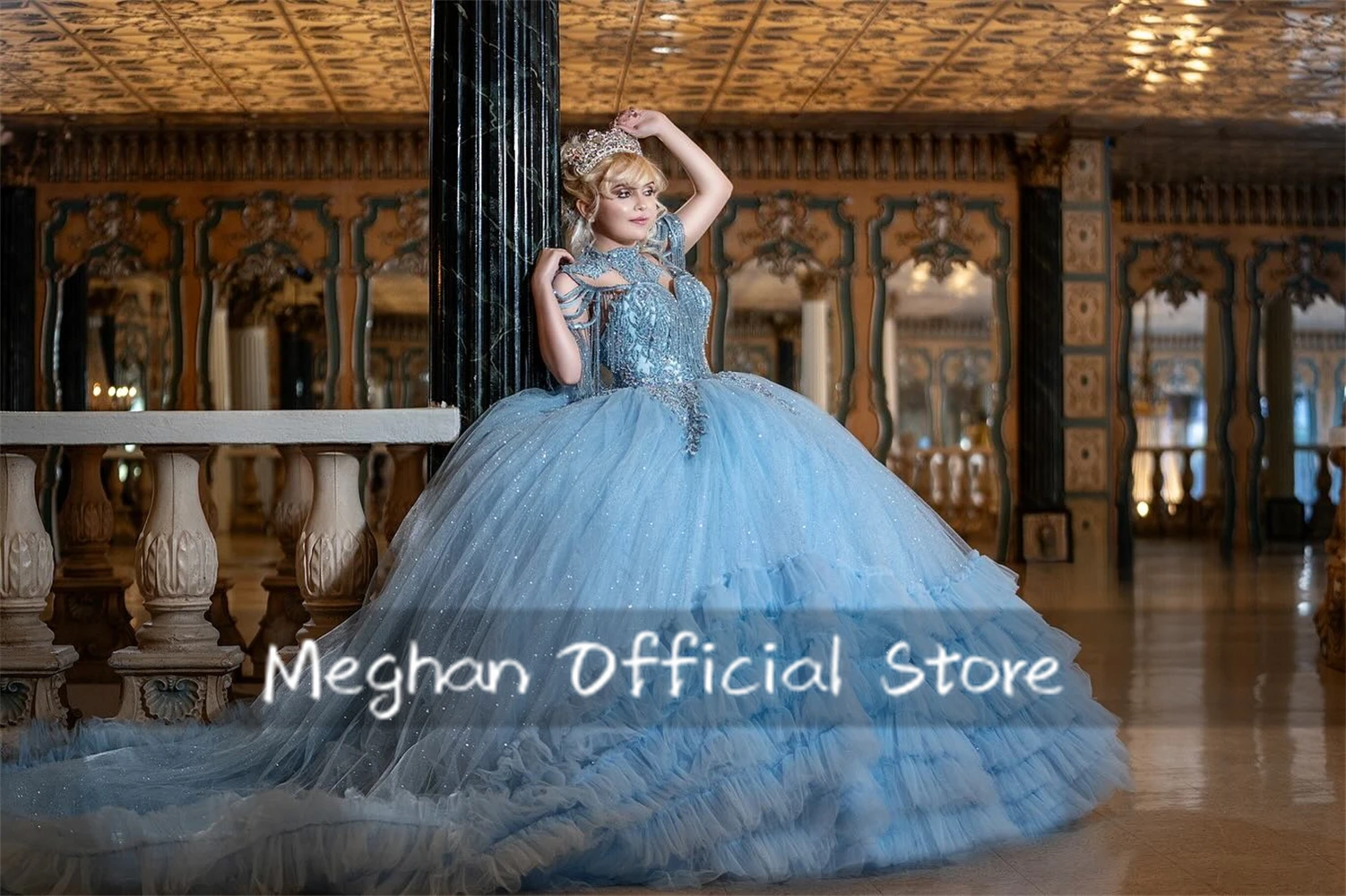 Blue O N Tassel Quinceanera Dress Ball Gown Bead Appliques 2025 Birthday Luxury Dress Tiered Ruffles Graduation Gown Customized
Blue O N Tassel Quinceanera Dress Ball Gown Bead Appliques 2025 Birthday Luxury Dress Tiered Ruffles Graduation Gown Customized