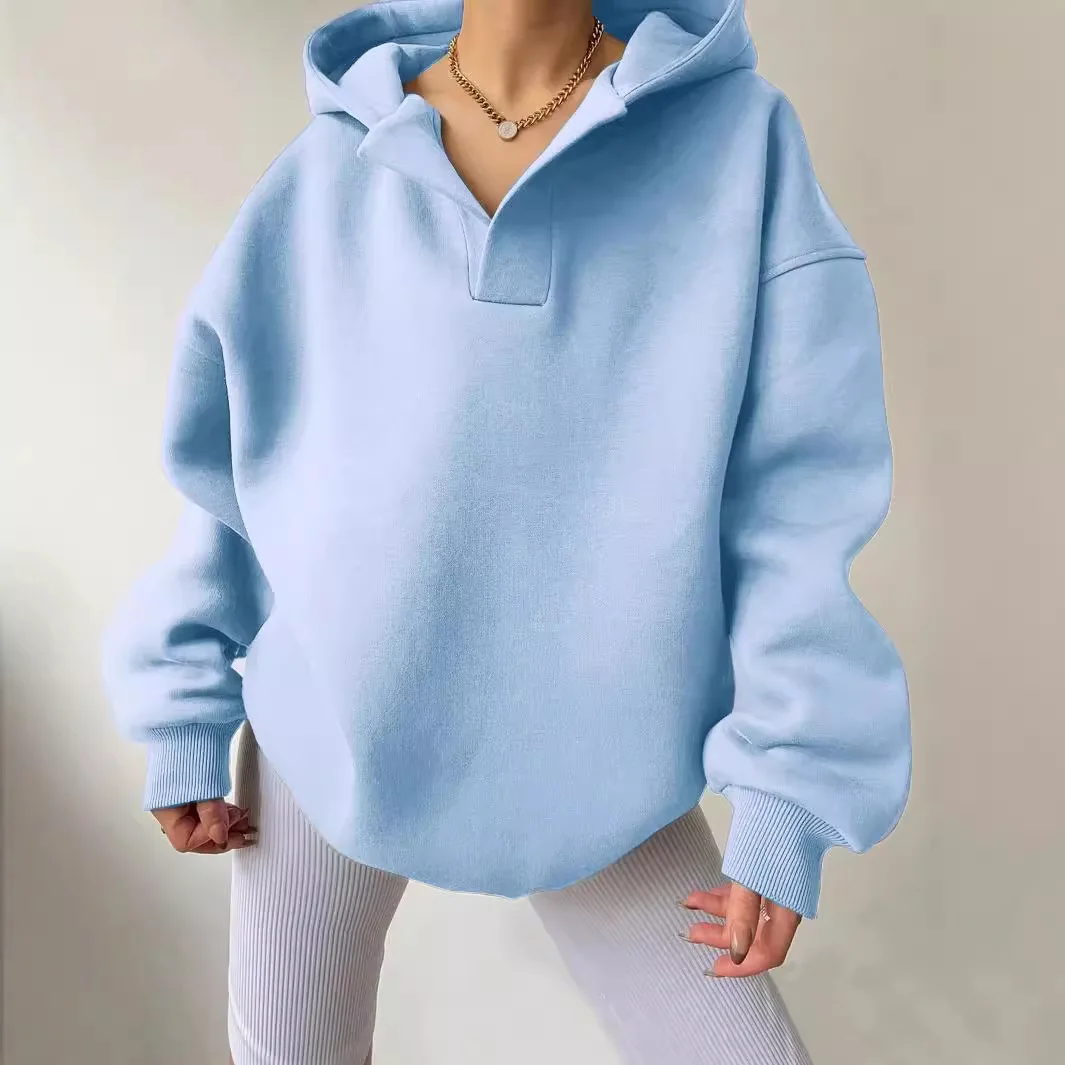 Hoodie Y2k 2024 Autumn/Winter Women's Sweatshirt Long Sleeve Hooded Solid Color Loose Hoodie On Women Hoodie Street Wear
Hoodie Y2k 2024 Autumn/Winter Women's Sweatshirt Long Sleeve Hooded Solid Color Loose Hoodie On Women Hoodie Street Wear