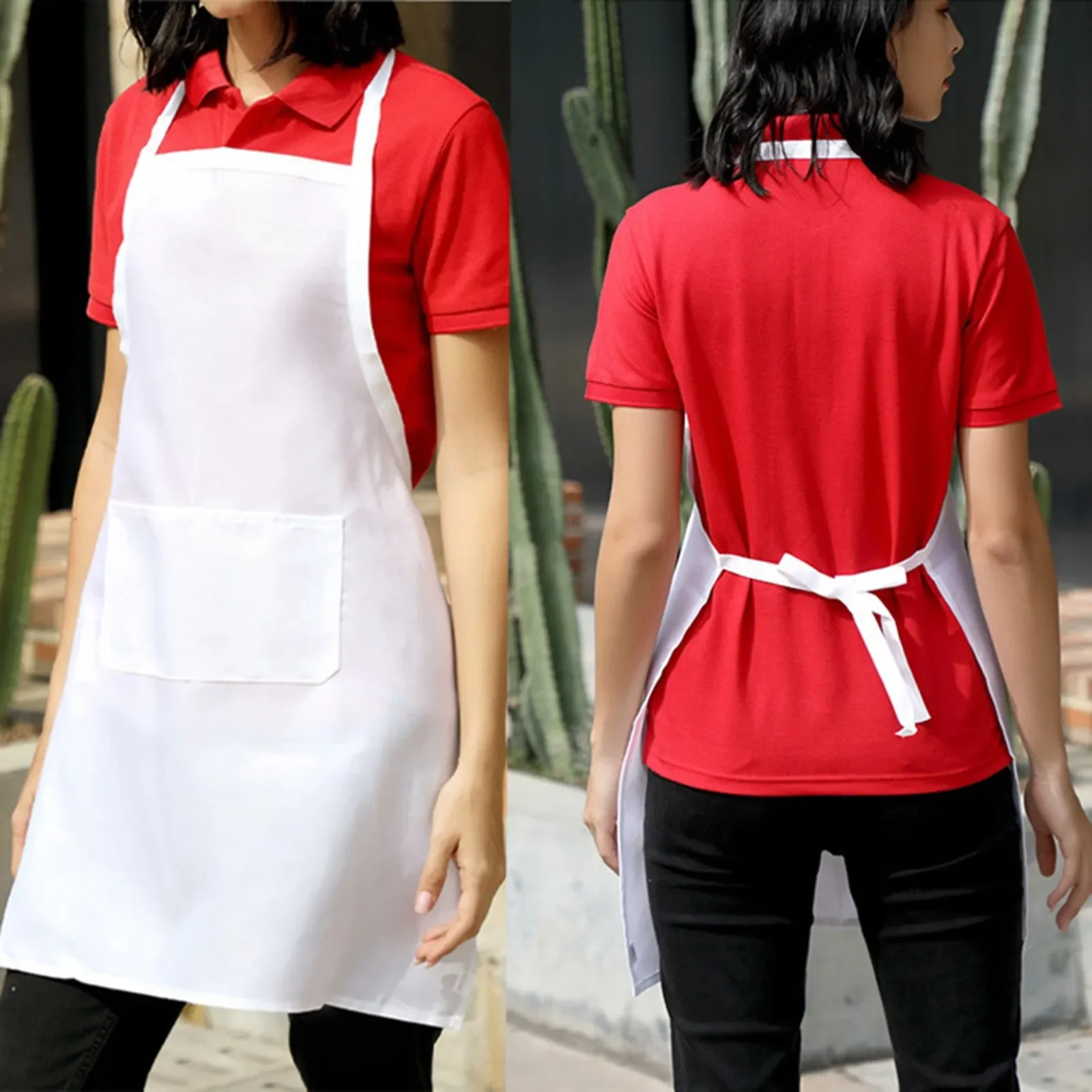 1/3pcs White Kitchen Aprons for Woman Men Chef Work Apron for Grill Restaurant Bar Shop Cafes Beauty Nails Studios Uniform
1/3pcs White Kitchen Aprons for Woman Men Chef Work Apron for Grill Restaurant Bar Shop Cafes Beauty Nails Studios Uniform