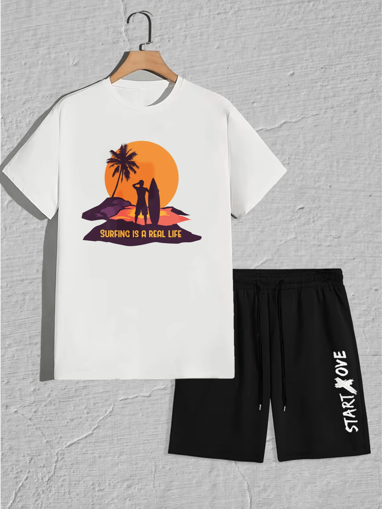 Мужской комплект, летняя мужская одежда 2025 года, комплект одежды, комплект толстовок, дышащие мужские костюмы с графическим принтом, футбольный костюм для мужчин
Мужской комплект, летняя мужская одежда 2025 года, комплект одежды, комплект толстовок, дышащие мужские костюмы с графическим принтом, футбольный костюм для мужчин