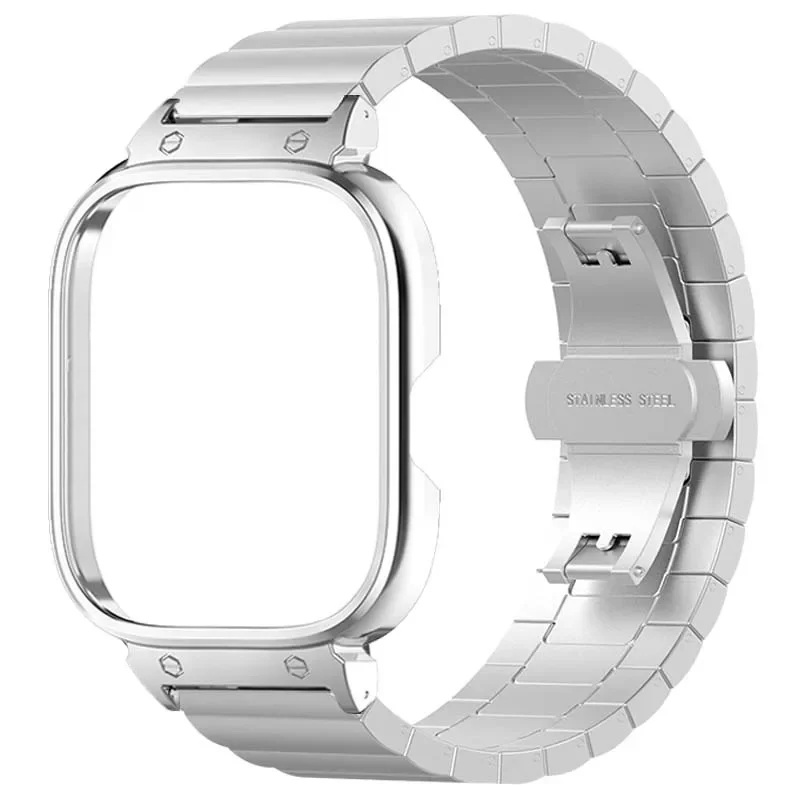 Защитный чехол из нержавеющей стали для Redmi Watch 4, ремешок для часов redmi watch 4, металлический браслет, защитный чехол, рамка
Защитный чехол из нержавеющей стали для Redmi Watch 4, ремешок для часов redmi watch 4, металлический браслет, защитный чехол, рамка