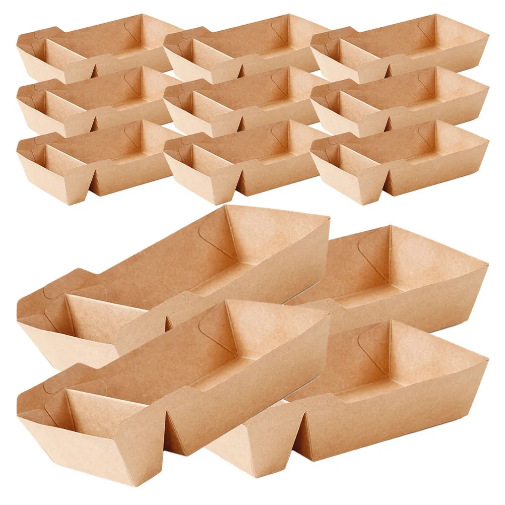 50Pcs Dual Section Paper Food Boat Kraft Snack Tray 440Ml Disposable Serving Tray for Carnival Camping Parties Fries Nuggets
50Pcs Dual Section Paper Food Boat Kraft Snack Tray 440Ml Disposable Serving Tray for Carnival Camping Parties Fries Nuggets