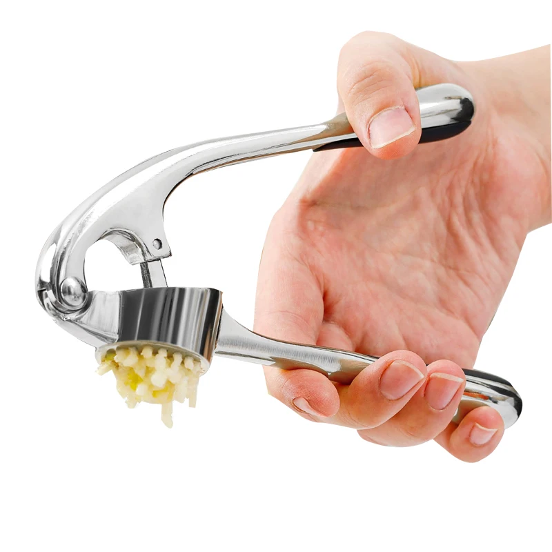 High Effective Garlic Press With Studs Heavy Duty Garlic Ginger Crusher Easy to Squeeze and Clean Rust Proof Dishwasher Safe
High Effective Garlic Press With Studs Heavy Duty Garlic Ginger Crusher Easy to Squeeze and Clean Rust Proof Dishwasher Safe