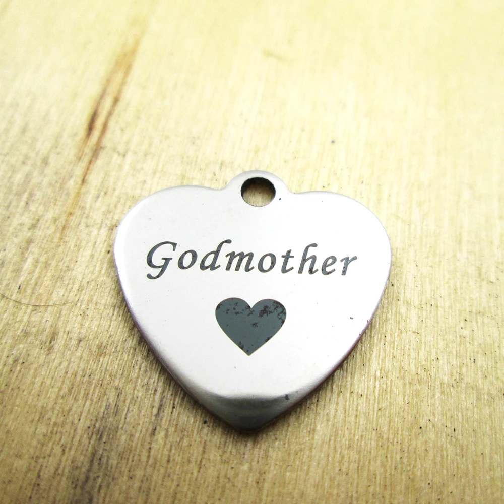 20pcs-godmother stainless steel charms - Laser Engraved - Customized - DIY Charms Pendants
20pcs-godmother stainless steel charms - Laser Engraved - Customized - DIY Charms Pendants