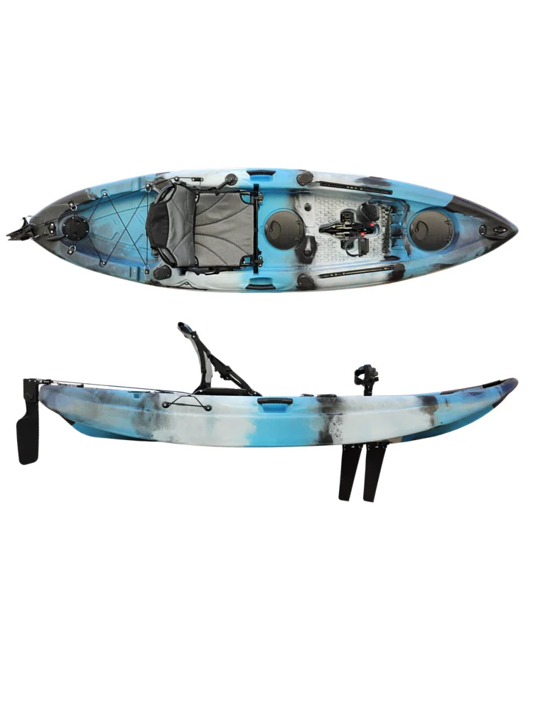 Single 2.85m Luya fishing boat rotomolded hard boat pedal kayak boat
Single 2.85m Luya fishing boat rotomolded hard boat pedal kayak boat