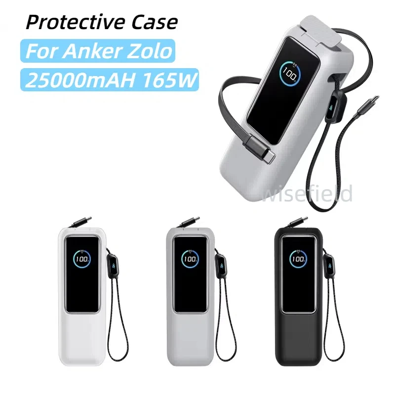 Protective Cover for Anker Zolo Power Bank 25000mAh 165W, Silicone Case for Zolo Laptop Portable Charger Full - wrap Protection
Protective Cover for Anker Zolo Power Bank 25000mAh 165W, Silicone Case for Zolo Laptop Portable Charger Full - wrap Protection