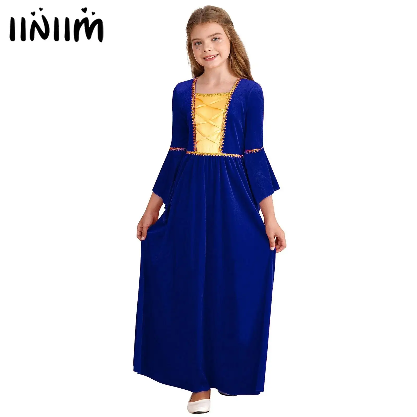 Vintage Victorian Medieval Dress Renaissance Costume Gothic Dress Halloween Cosplay Dress Up Party Kids Princess Prom Gown
Vintage Victorian Medieval Dress Renaissance Costume Gothic Dress Halloween Cosplay Dress Up Party Kids Princess Prom Gown