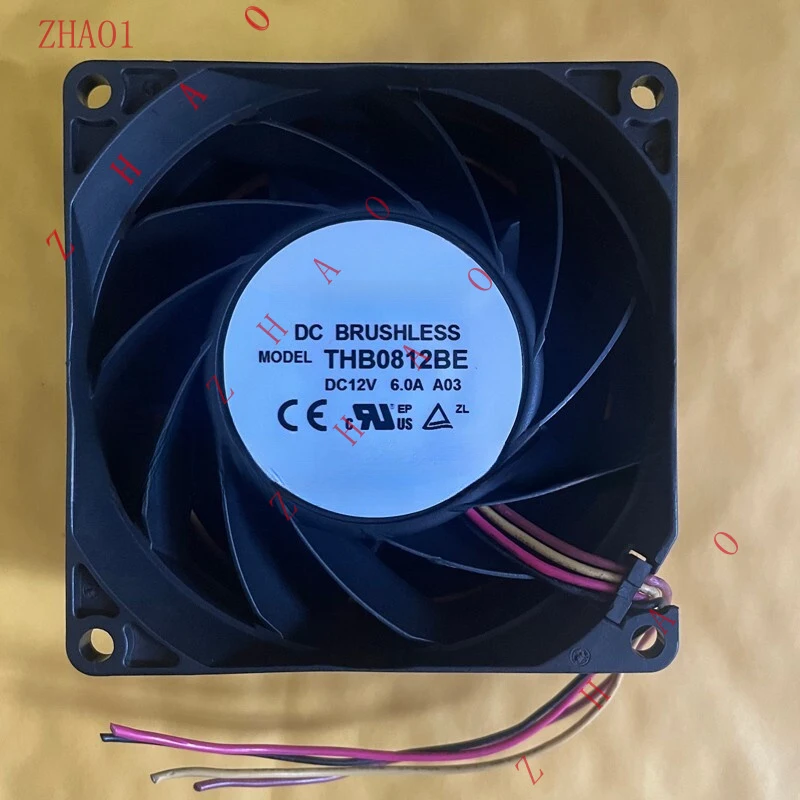 Z 1pcs for Delta THB0812BE 12V 6.0A 8CM 8038 4-wire high-volume cooling fan
Z 1pcs for Delta THB0812BE 12V 6.0A 8CM 8038 4-wire high-volume cooling fan