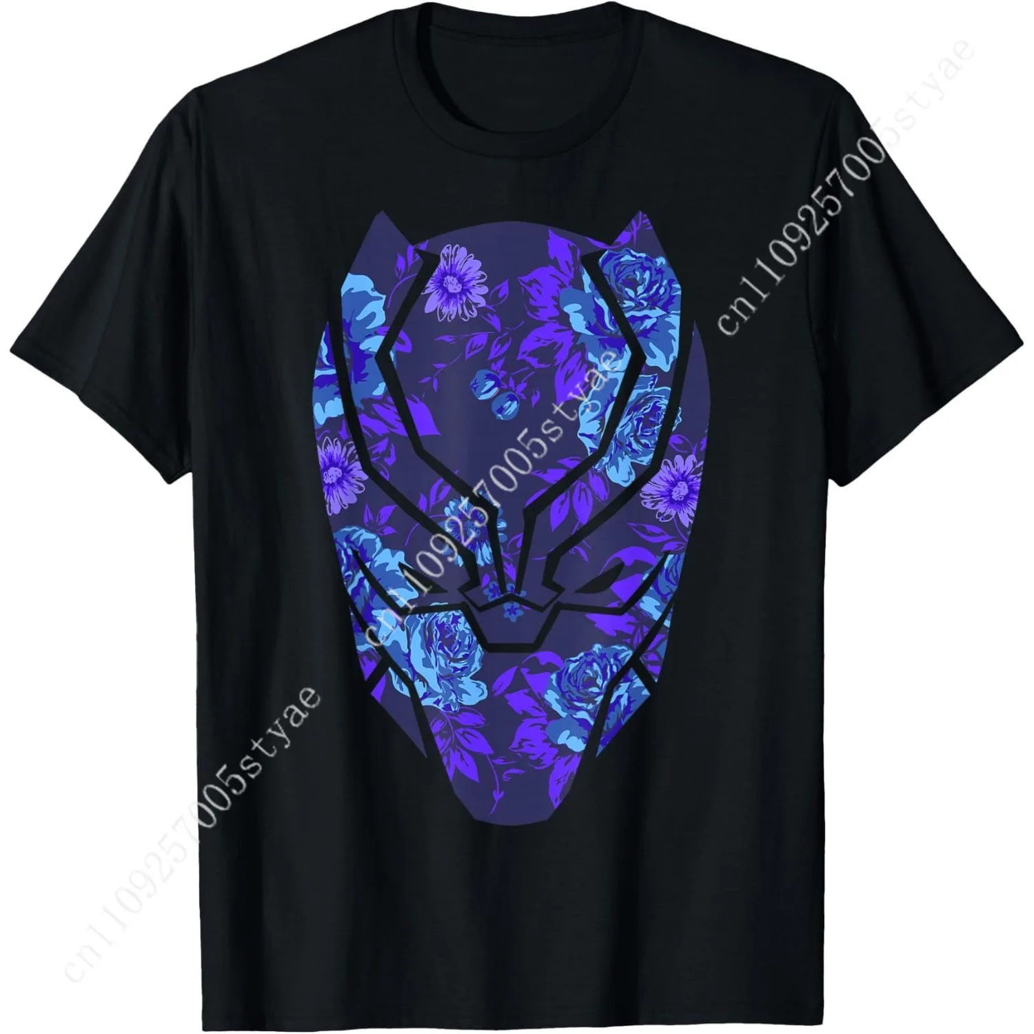 Marvel Avengers Black Panther Floral Mask Short Sleeve T-Shirt
Marvel Avengers Black Panther Floral Mask Short Sleeve T-Shirt