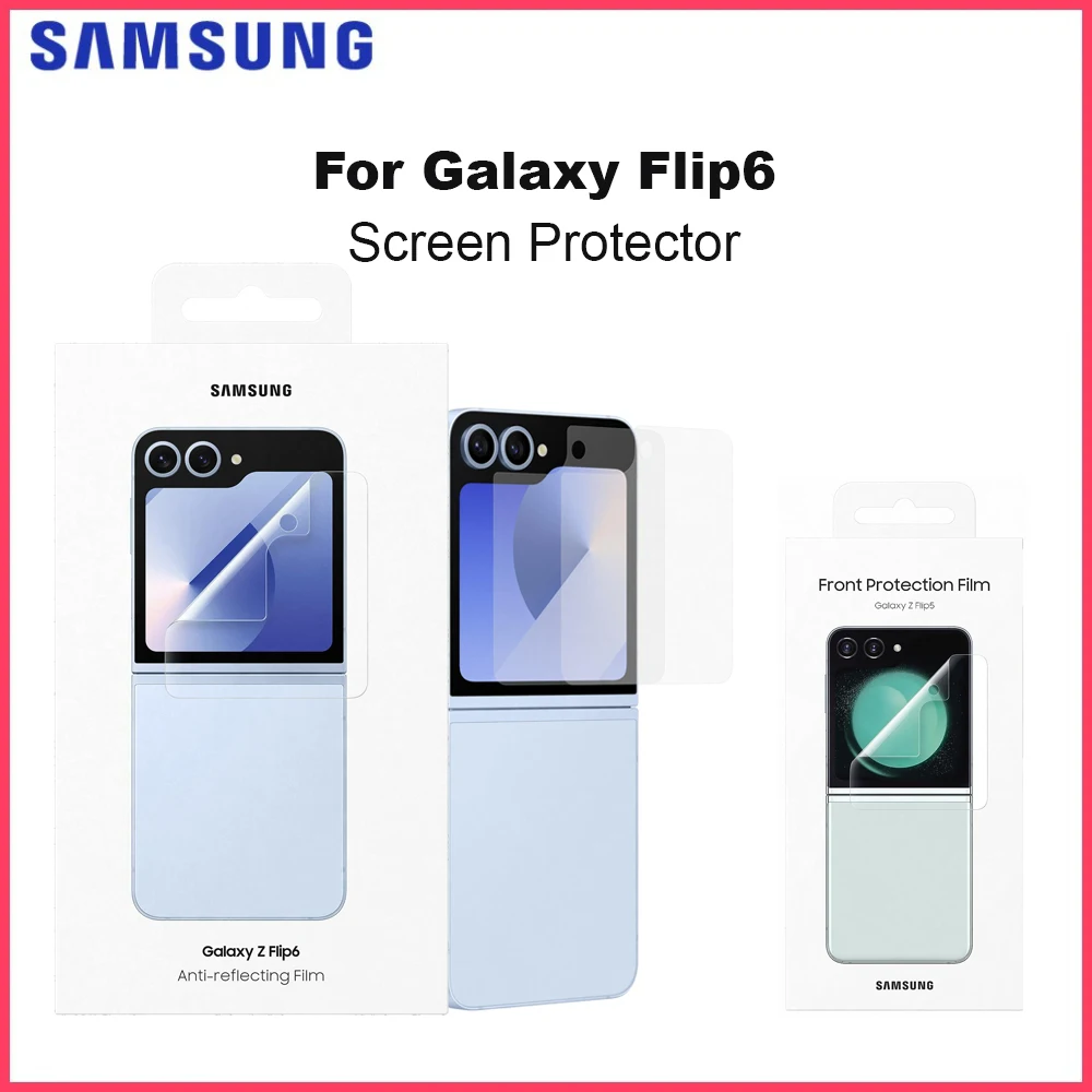 2PCS Genuine Samsung Screen Protector for Galaxy Flip6 Original Protective Film for Mobile Phones
2PCS Genuine Samsung Screen Protector for Galaxy Flip6 Original Protective Film for Mobile Phones