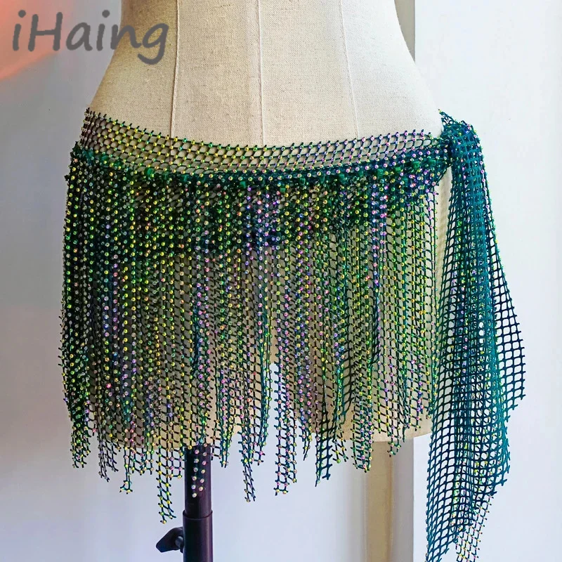 Women Exquisite Glitter Belly Dance Hip Belt Scarf Tassel Diamond Shawl Waist Chain Rave Outfit Stage Costume Practice Dancewear
Women Exquisite Glitter Belly Dance Hip Belt Scarf Tassel Diamond Shawl Waist Chain Rave Outfit Stage Costume Practice Dancewear