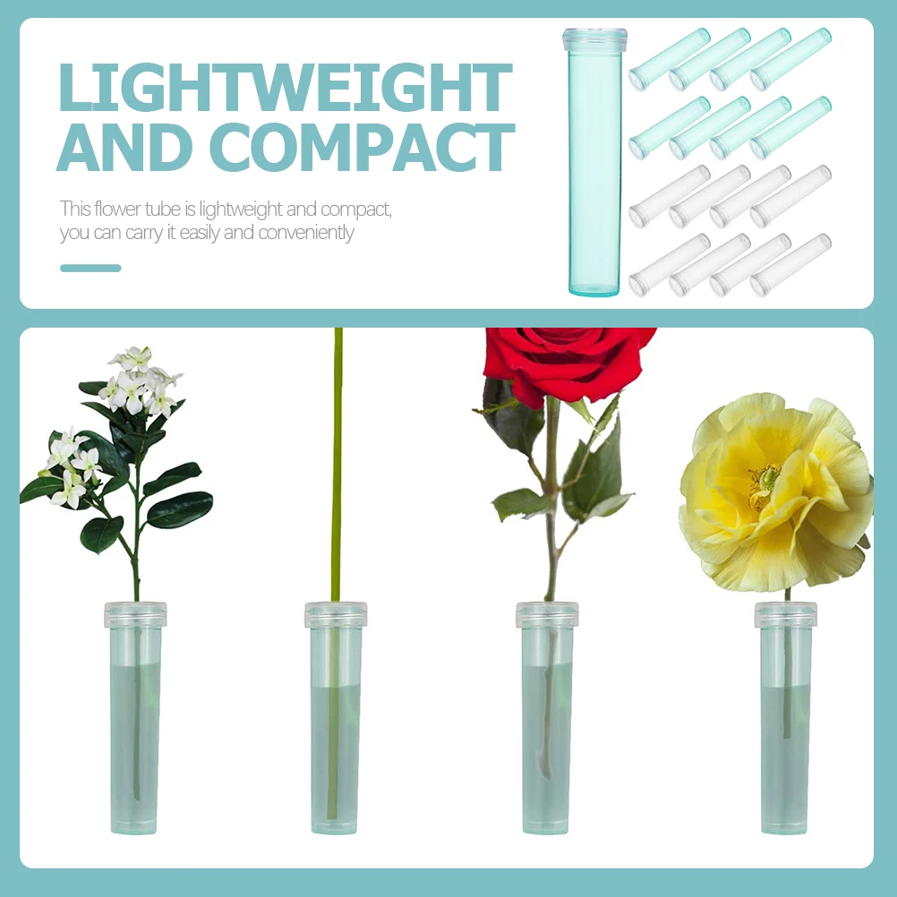 Flower Storage Tubes Single Water Floral Flowers for Plastic Vials with Cap Stem
Flower Storage Tubes Single Water Floral Flowers for Plastic Vials with Cap Stem