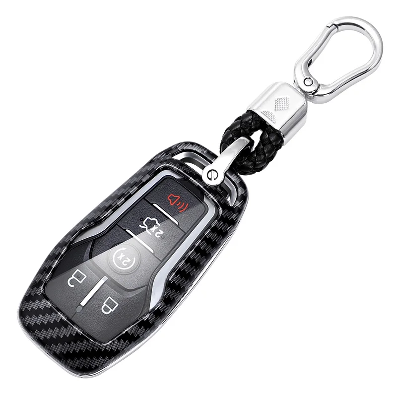 Ford F-150 Mondeo Mustang Lincoln MKZ Carbon fiber hard automobile key chain protective cover
Ford F-150 Mondeo Mustang Lincoln MKZ Carbon fiber hard automobile key chain protective cover