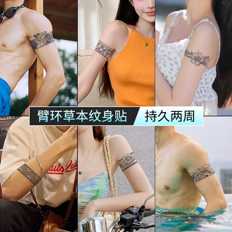 Stylish Arm Ring Tattoo Stickers Niche Elegant Realistic Long Lasting Arm Party Ornament
Stylish Arm Ring Tattoo Stickers Niche Elegant Realistic Long Lasting Arm Party Ornament