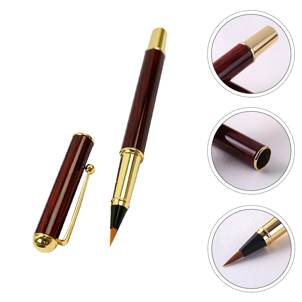 1Pcs Round Shape Refillable Brush Pen with Sturdy Metal Nib for Calligraphy Writing Sketch Drawing Smooth Flow Fountain Pen
1Pcs Round Shape Refillable Brush Pen with Sturdy Metal Nib for Calligraphy Writing Sketch Drawing Smooth Flow Fountain Pen