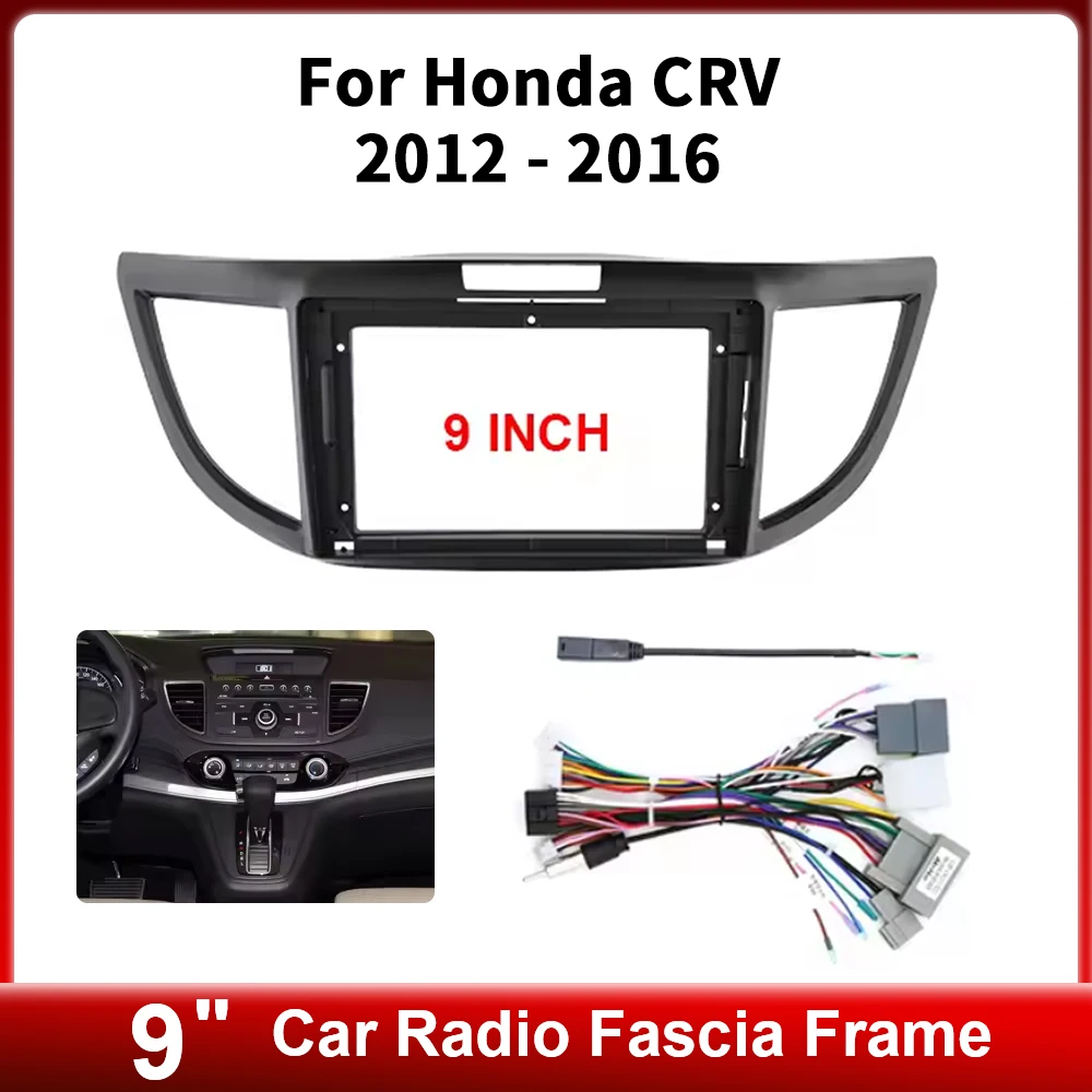 9 Inch 2 Din Car Radio Plastic Fascias Panel For Honda CRV 2012-2016 Dashboard Frame Installation GPS Android Multimedia Player
9 Inch 2 Din Car Radio Plastic Fascias Panel For Honda CRV 2012-2016 Dashboard Frame Installation GPS Android Multimedia Player