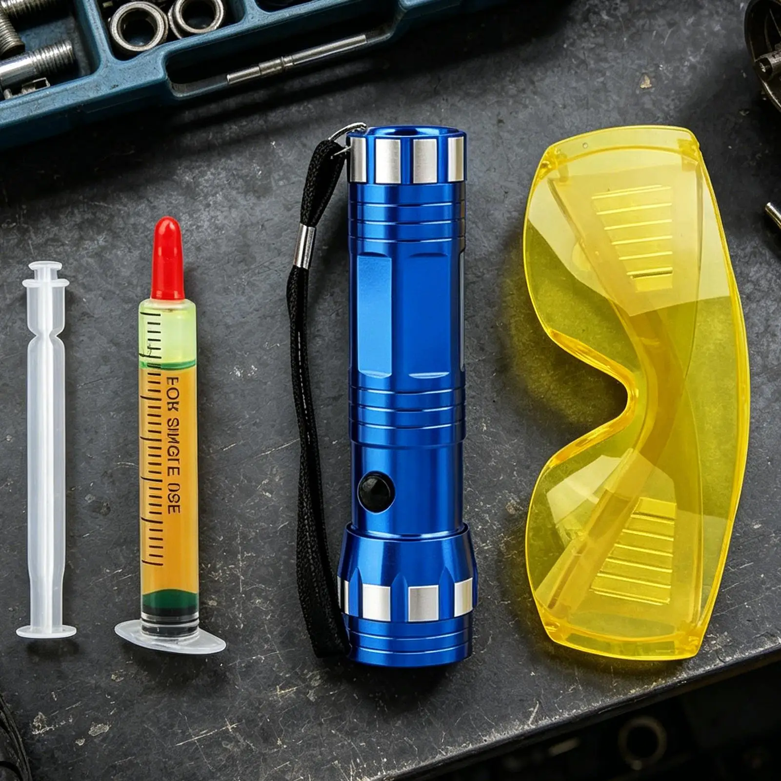 Car AC System UV Light Flashlight UV Leak Detection Kit Accurate Protective Detector for Auto Engine Radiator Refrigerator Home
Car AC System UV Light Flashlight UV Leak Detection Kit Accurate Protective Detector for Auto Engine Radiator Refrigerator Home