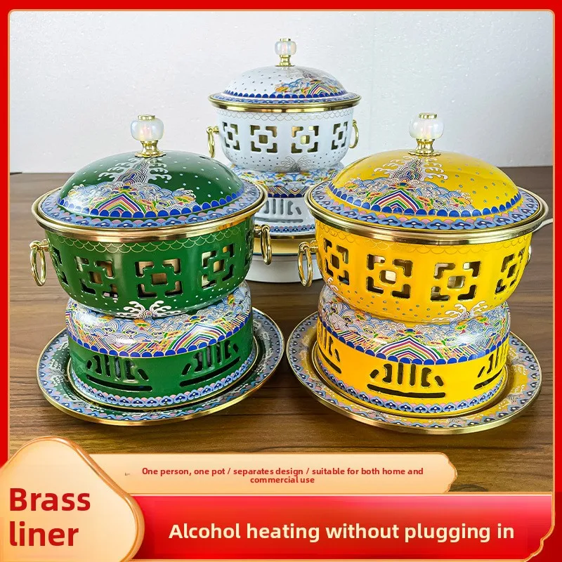 New Jingtai Blue Copper Hot Pot Single Person Alcohol Fuel Stove Small Hot Pot Pure Copper Enamel Hammer Pattern Pot Luxury Gift
New Jingtai Blue Copper Hot Pot Single Person Alcohol Fuel Stove Small Hot Pot Pure Copper Enamel Hammer Pattern Pot Luxury Gift