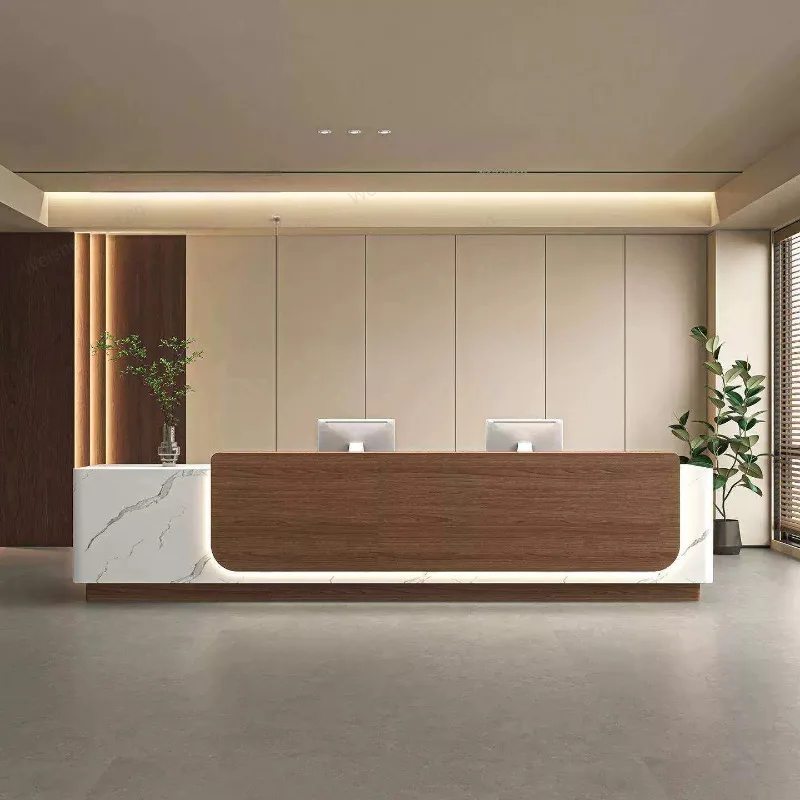 Company front desk reception desk modern simple paint checkout page office front desk light luxury welcome customization
Company front desk reception desk modern simple paint checkout page office front desk light luxury welcome customization