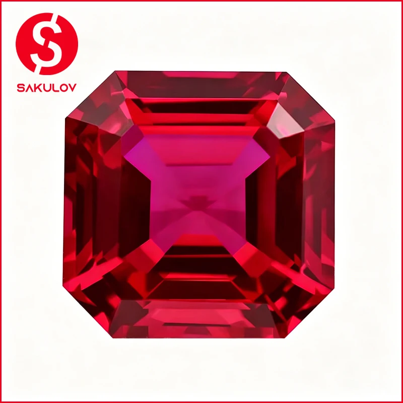 Pigeon Blood Asscher Cut Lab Grown Ruby Gemstone Created Ruby Gems with AGL Certificate for Jewelry Making
Pigeon Blood Asscher Cut Lab Grown Ruby Gemstone Created Ruby Gems with AGL Certificate for Jewelry Making