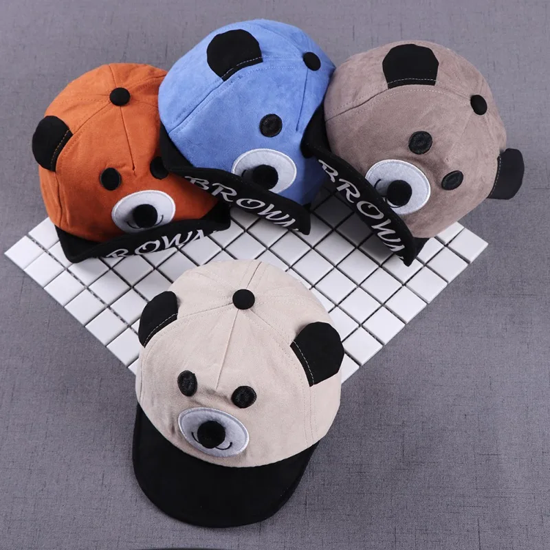 Children Kids Baseball Cap for Girl Boy Spring Summer Cartoon Print Bear Ear Embroidery Baby Sun Hat Toddler Peaked Caps 0-3Year
Children Kids Baseball Cap for Girl Boy Spring Summer Cartoon Print Bear Ear Embroidery Baby Sun Hat Toddler Peaked Caps 0-3Year