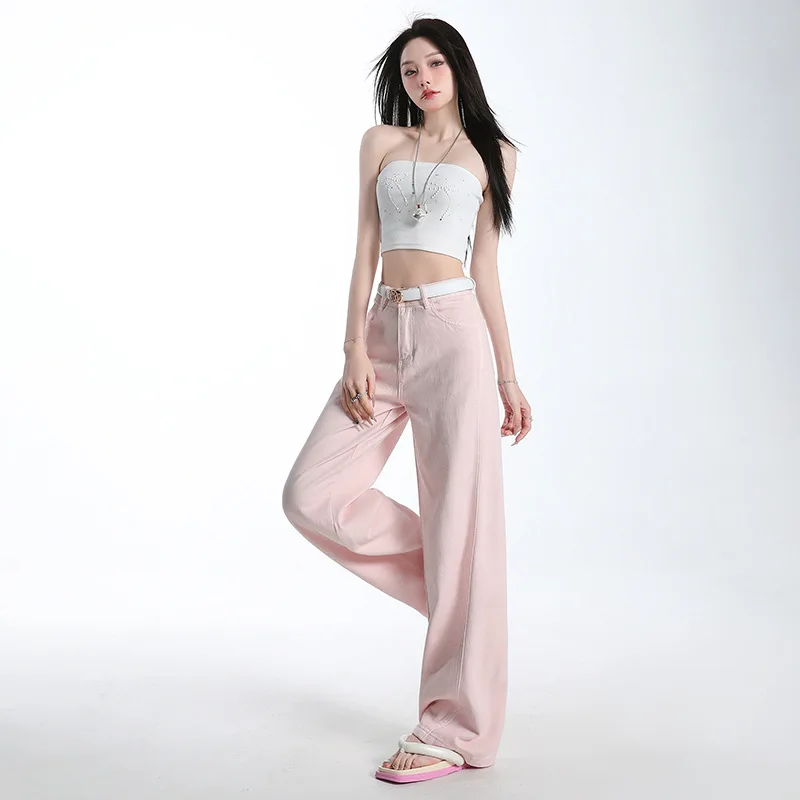 Women's Four Season New Dopamine Simple and Comfortable Wide Leg Jeans. 2025 Casual, Loose and Floor-length High-waisted Jeans
Women's Four Season New Dopamine Simple and Comfortable Wide Leg Jeans. 2025 Casual, Loose and Floor-length High-waisted Jeans