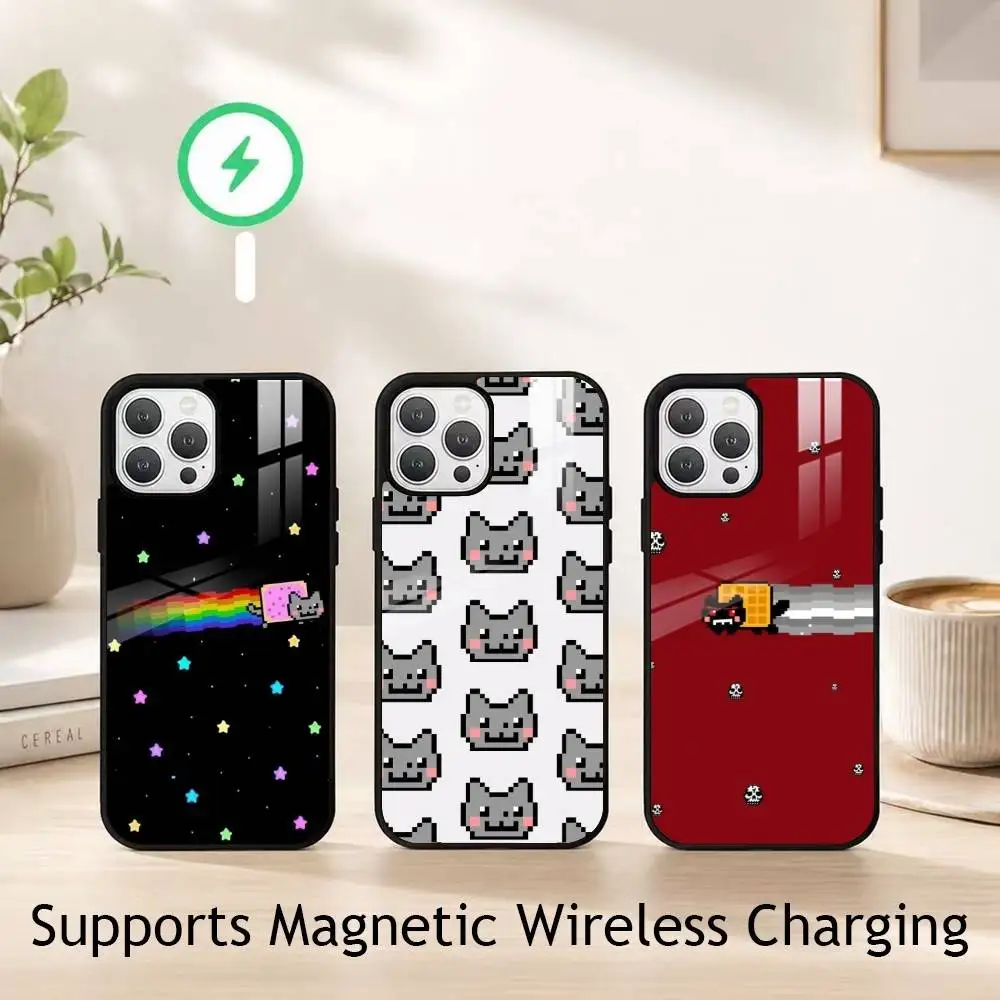 Cute N-Nyan Cats Phone Case For iPhone17,16,15,14,13,12,11 Plus,Pro Supports Magnetic Wireless Charging
Cute N-Nyan Cats Phone Case For iPhone17,16,15,14,13,12,11 Plus,Pro Supports Magnetic Wireless Charging