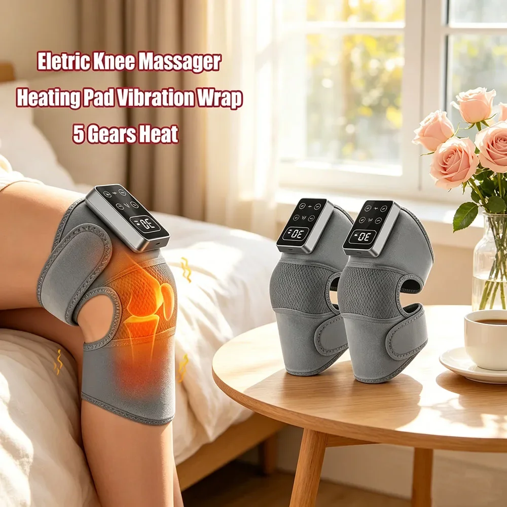 Hot Selling Electric Knee Massager 3 Vibrations 5 Levels Hot Compress Shoulder Elbow Support Brace Health Care Knee Protection
Hot Selling Electric Knee Massager 3 Vibrations 5 Levels Hot Compress Shoulder Elbow Support Brace Health Care Knee Protection