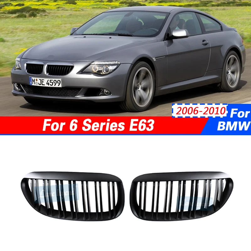 Car Auto Parts Car Front Bumper Kidney Grill for BMW 6 Series E63 2006-2010 Double Slat High-end Upgrade Car Accessories
Car Auto Parts Car Front Bumper Kidney Grill for BMW 6 Series E63 2006-2010 Double Slat High-end Upgrade Car Accessories