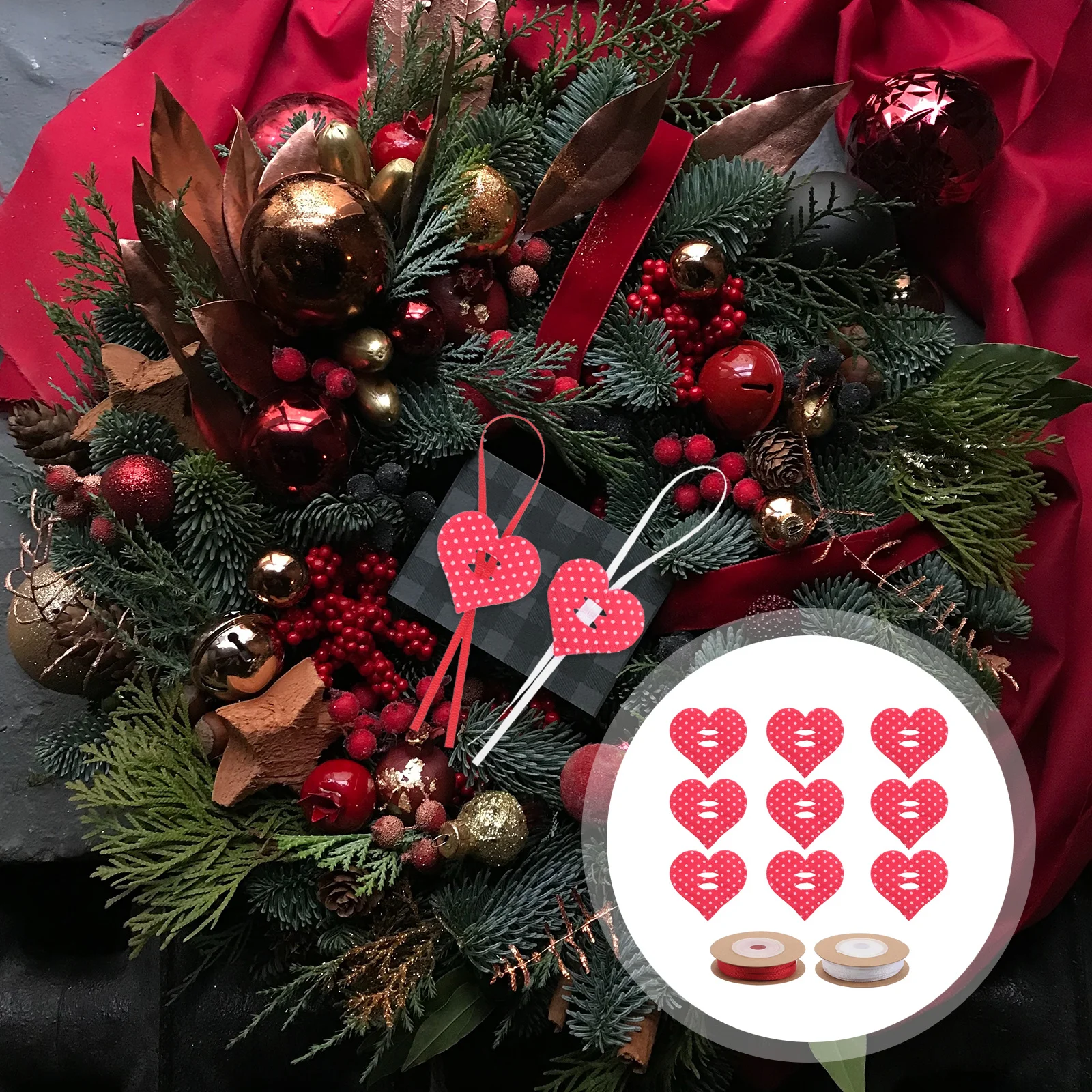 1Set Heart Embellishments and Floral Wrapping Ribbons Romantic DIY Valentine Craft Supplies for Wedding Party Bouquet Decoration
1Set Heart Embellishments and Floral Wrapping Ribbons Romantic DIY Valentine Craft Supplies for Wedding Party Bouquet Decoration