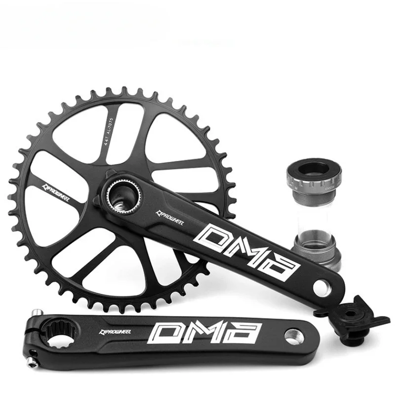 DMA road car crank single disc three nails straight-mounted 170/172.5mm Shanma crank
DMA road car crank single disc three nails straight-mounted 170/172.5mm Shanma crank