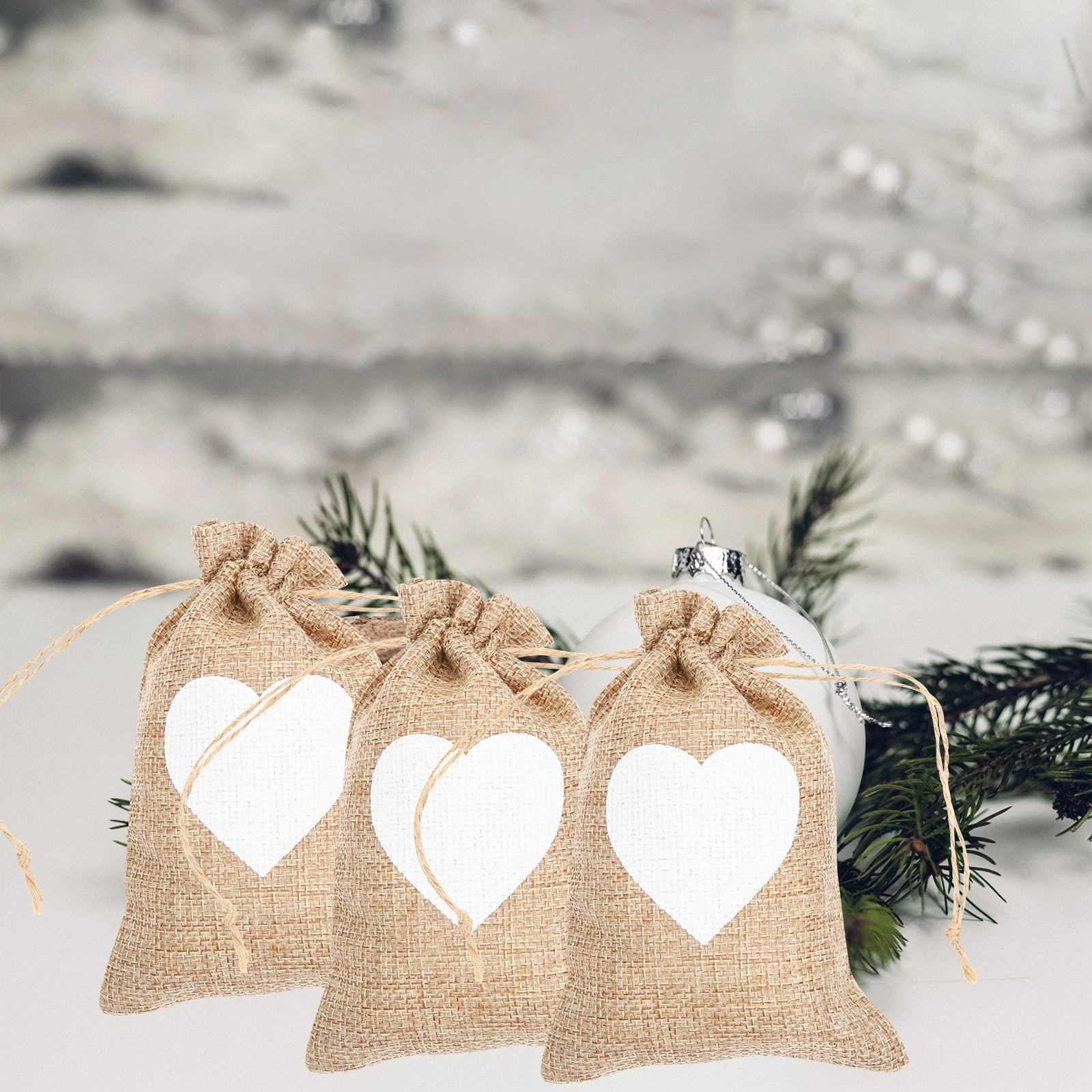 Linen Gift Bag Drawstring Pouches For Presents Jewelry Storage Small Party Bags Christmas Containers Heart Pattern
Linen Gift Bag Drawstring Pouches For Presents Jewelry Storage Small Party Bags Christmas Containers Heart Pattern