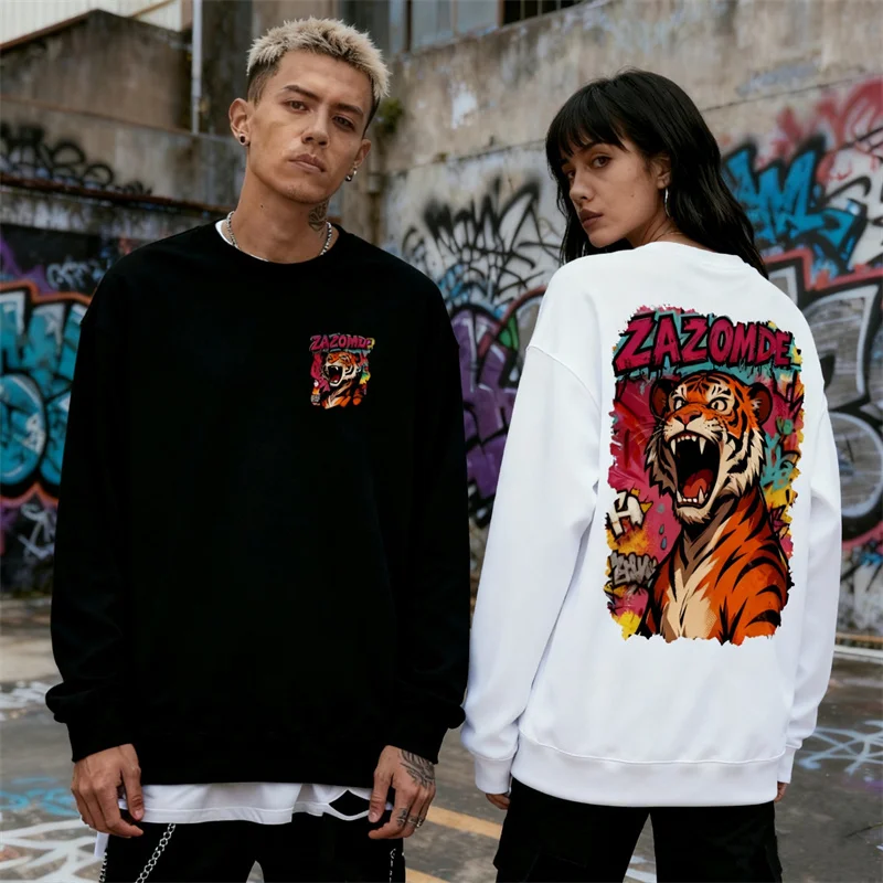 ZAZOMDE Graffiti Art Hip Hop Print Long Sleeve T-Shirt Pure Cotton Loose Fit Street Fashion Top For Young Adults And Teens
ZAZOMDE Graffiti Art Hip Hop Print Long Sleeve T-Shirt Pure Cotton Loose Fit Street Fashion Top For Young Adults And Teens