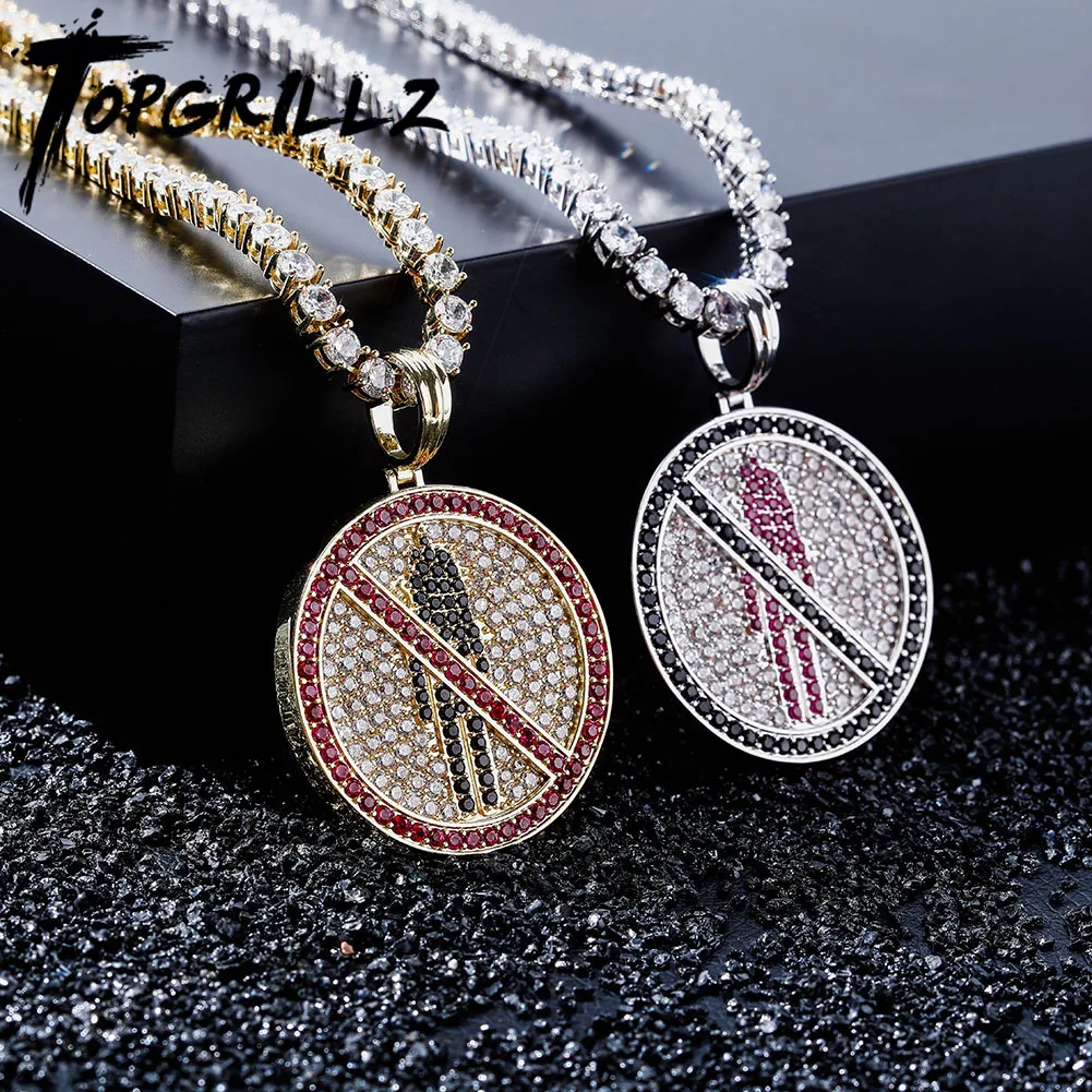TOPGRILLZ New Travis Scott Brand Logo Pendant Necklace Ice Out Cubic Zirconia Pendant With 4mm Tennis Chain Hip Hop Jewelry Gift
TOPGRILLZ New Travis Scott Brand Logo Pendant Necklace Ice Out Cubic Zirconia Pendant With 4mm Tennis Chain Hip Hop Jewelry Gift