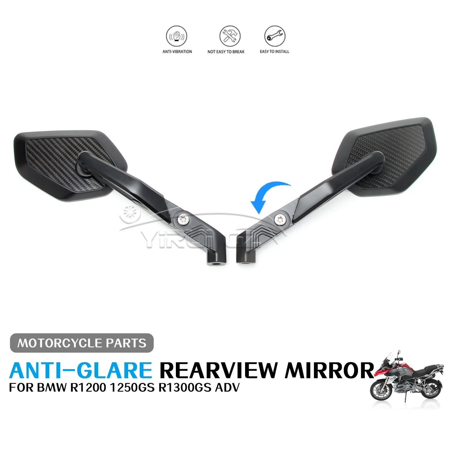 Зеркало заднего вида для BMW R1300GS R1250GS ADV R1200GS LC Adventure S1000R R1250R/RS R1200R, алюминиевое, регулируемое
Зеркало заднего вида для BMW R1300GS R1250GS ADV R1200GS LC Adventure S1000R R1250R/RS R1200R, алюминиевое, регулируемое