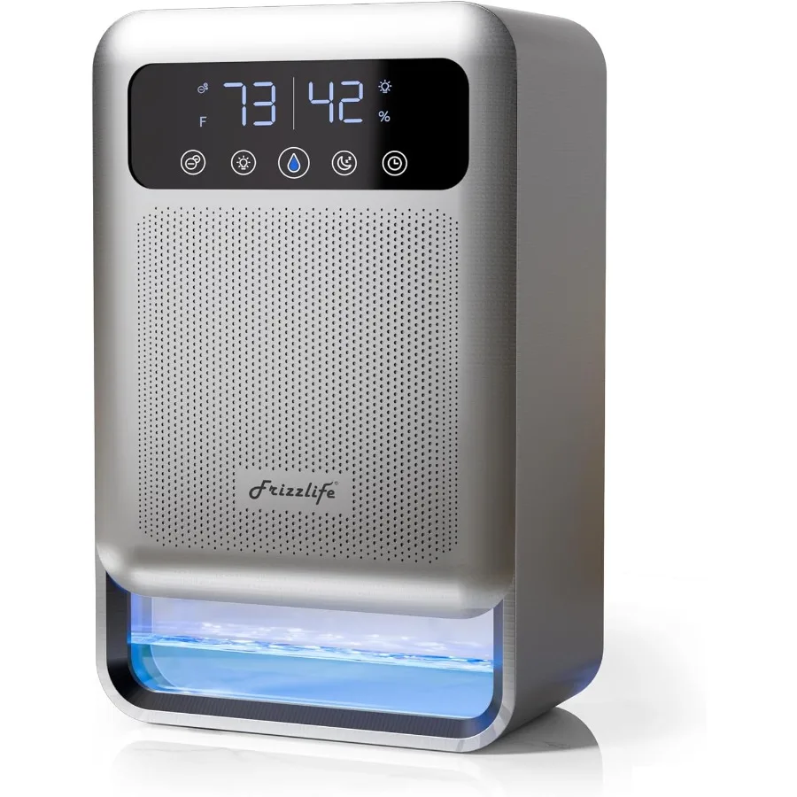 Quiet Small Air Dehumidifier with 135oz Large Water Tank and Purifying Function for Home Bedroom Bathroom Basement Use Features
Quiet Small Air Dehumidifier with 135oz Large Water Tank and Purifying Function for Home Bedroom Bathroom Basement Use Features