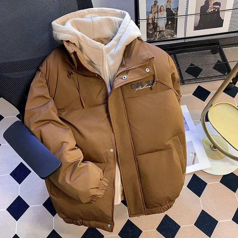 American Style Lettering Oversize Cotton Jacket for Men Casual Hooded Coat Loose Fit Youth Fashion Winter Outerwear
American Style Lettering Oversize Cotton Jacket for Men Casual Hooded Coat Loose Fit Youth Fashion Winter Outerwear