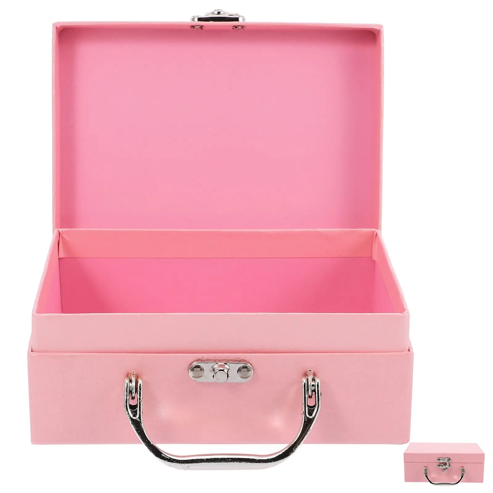 Storage Box Paper Suitcase with Handle Lightweight Luxury Desktop Organizer Empty Box for Gifts Stationery Jewelry
Storage Box Paper Suitcase with Handle Lightweight Luxury Desktop Organizer Empty Box for Gifts Stationery Jewelry