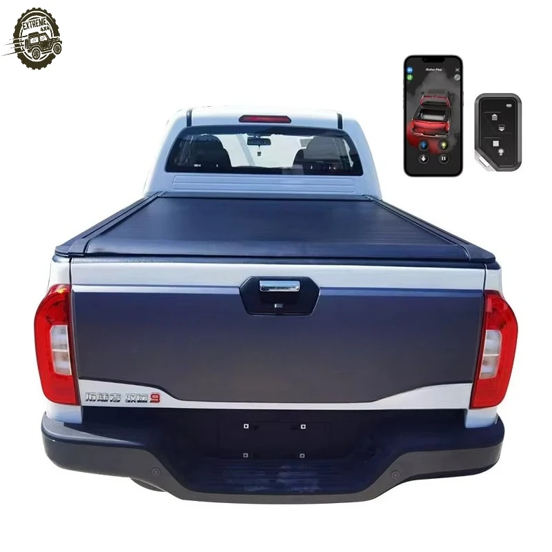 EXTREME New Design Aluminum Alloy Electric Tonneau Cover for Toyota for Pickup Truck 5.5FT with Brake Light Roller Shutter Lid
EXTREME New Design Aluminum Alloy Electric Tonneau Cover for Toyota for Pickup Truck 5.5FT with Brake Light Roller Shutter Lid