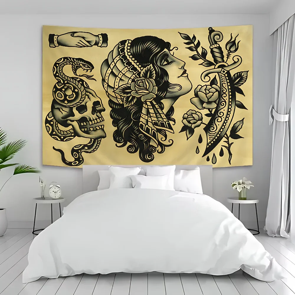 Tattoo Pattern Hanging Bohemian Tapestry Indian Buddha Wall Decoration Witchcraft Bohemian Hippie Cheap Hippie
Tattoo Pattern Hanging Bohemian Tapestry Indian Buddha Wall Decoration Witchcraft Bohemian Hippie Cheap Hippie