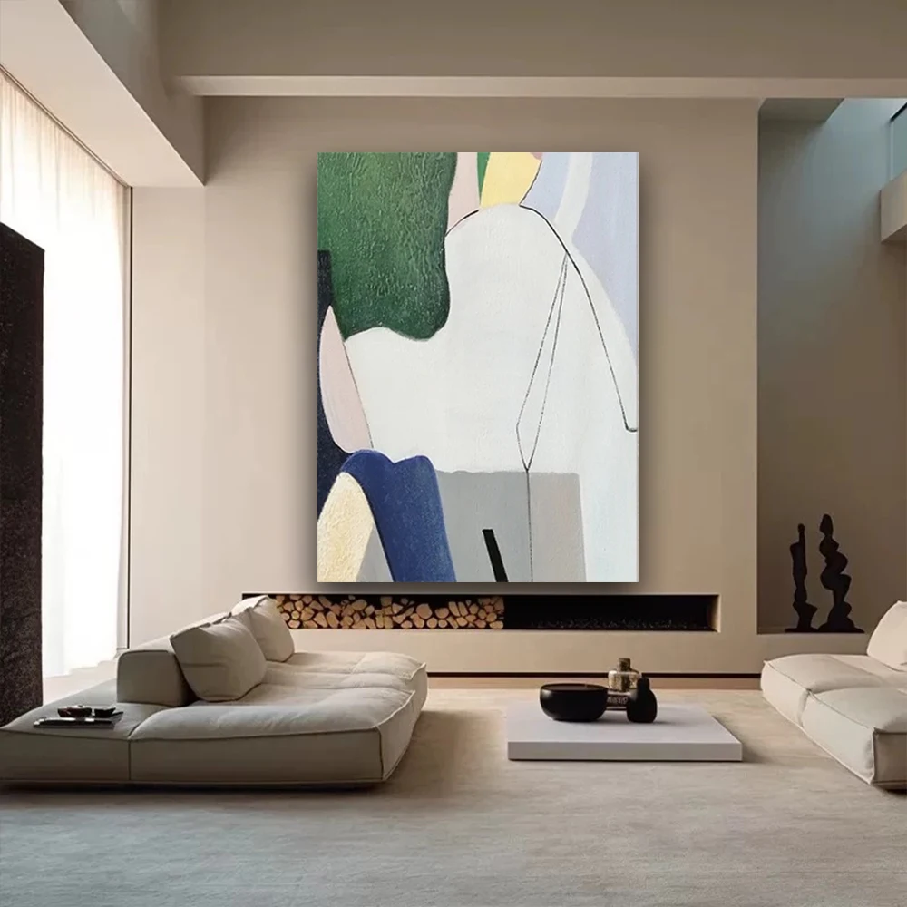 Modern Wall Art Pictures Abstract Acrylic Hand-Painted Oil Painting Blue White Gold Canvas Poster For Living Room Home Decor
Modern Wall Art Pictures Abstract Acrylic Hand-Painted Oil Painting Blue White Gold Canvas Poster For Living Room Home Decor
