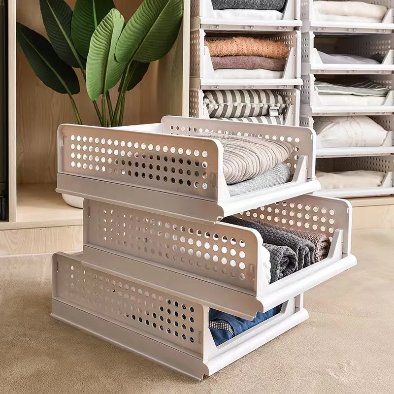 2Pcs/Stackable Wardrobe Storage Box Layered Partition Clothes Storage Basket Bedroom Closet Storage Drawer-Type Storage Organize
2Pcs/Stackable Wardrobe Storage Box Layered Partition Clothes Storage Basket Bedroom Closet Storage Drawer-Type Storage Organize