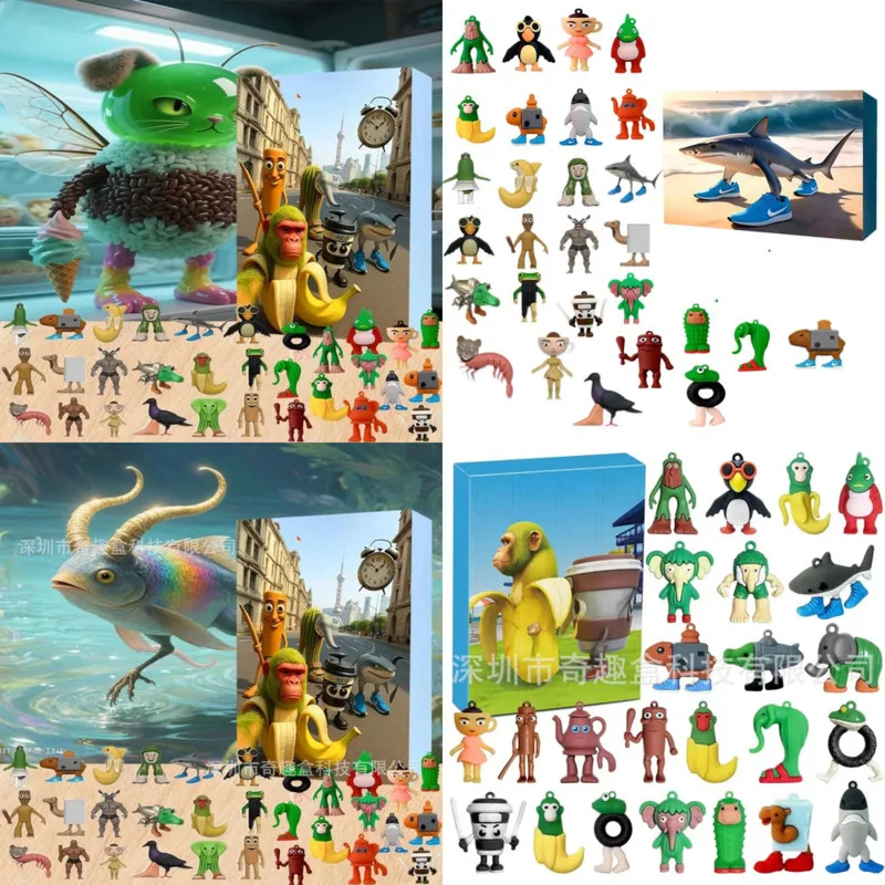 24 PCS TungTung Sahur Blind Box Shanhaijing Figures Collection Wooden Stickman Action Doll Mystery Box Collectible Ornament New
24 PCS TungTung Sahur Blind Box Shanhaijing Figures Collection Wooden Stickman Action Doll Mystery Box Collectible Ornament New