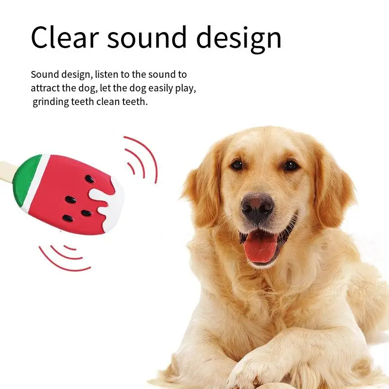 Dog Toy Bite Resistant Teething Dog Bite Glue Latex Simulation Fruit Ice Cream Small Puppy Pet Relief
Dog Toy Bite Resistant Teething Dog Bite Glue Latex Simulation Fruit Ice Cream Small Puppy Pet Relief